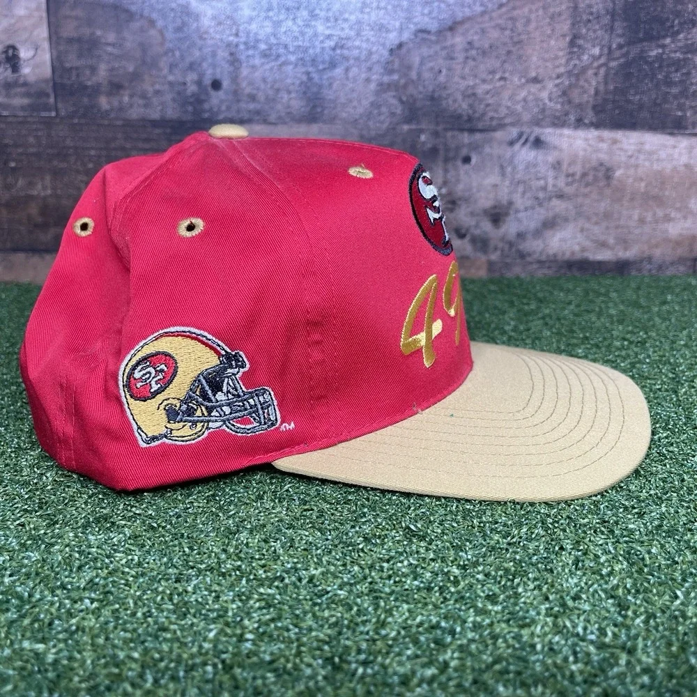 Vintage Team Nfl 49ers Logo 7 San‎ Francisco 49ers Snapback Cap 90's